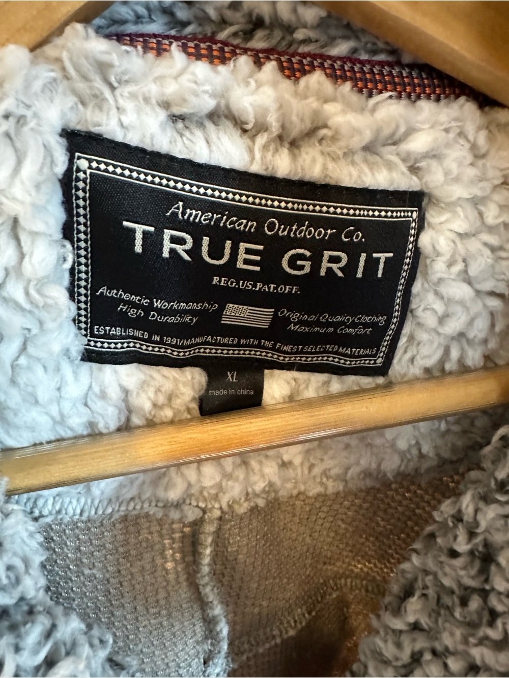 True Grit Cream Sherpa Half-Zip Cozy Pullover - Picture 3 of 4